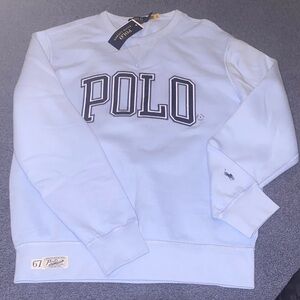 Polo by Ralph Lauren Men's Sky Blue Crewneck Sweater